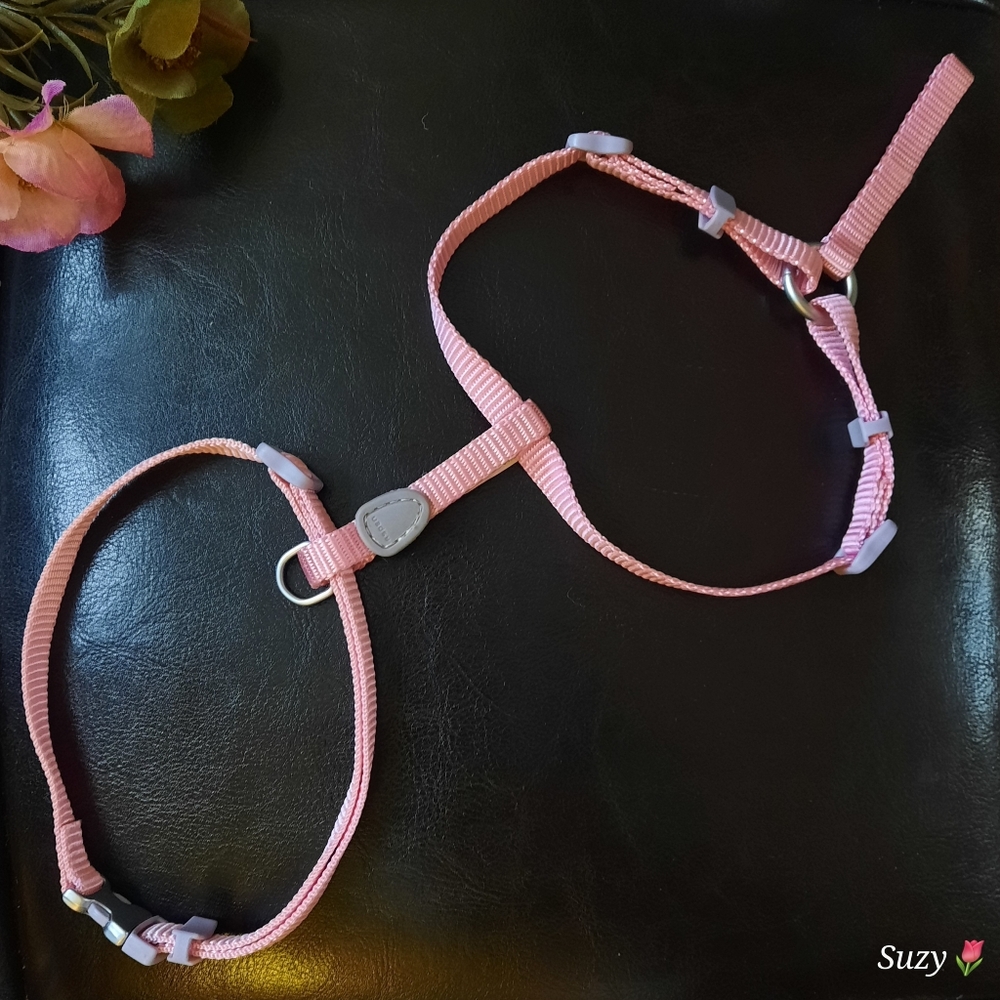 ๐ Pink Adjustable Cat ๐โโฌ Harness - Picture 5 of 5
